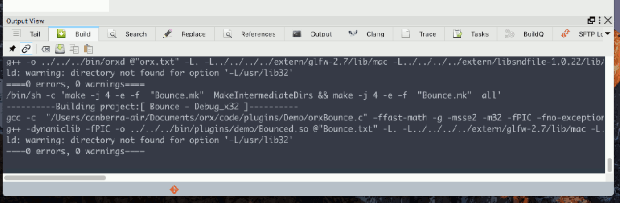 codelite-mac-build-output.gif